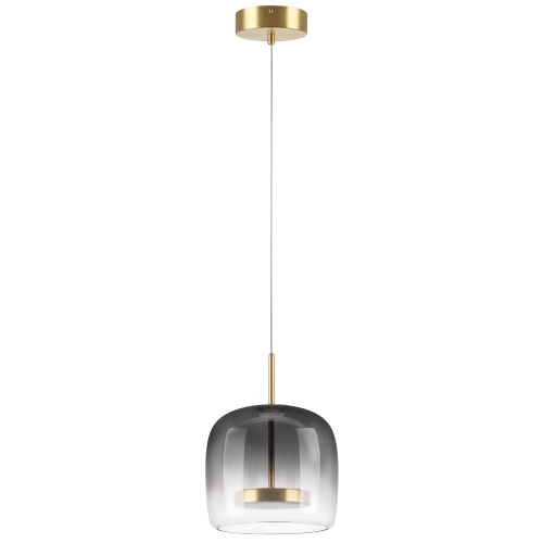 804018 Люстра CUPOLA LED 1х18W 900LM ЗОЛОТО/ДЫМЧАТЫЙ 3000K 804018 Люстра CUPOLA LED 1х18W 900LM ЗОЛОТО/ДЫМЧАТЫЙ 3000K