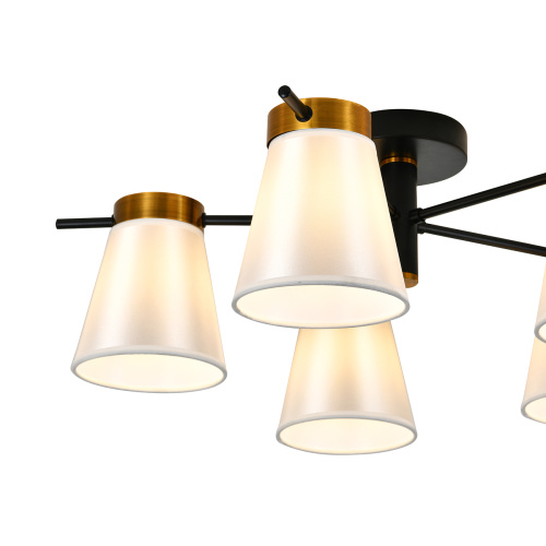 Светильник на штанге 120005/5R E14*40W Black/Gold фото 3 Светильник на штанге 120005/5R E14*40W Black/Gold фото 3