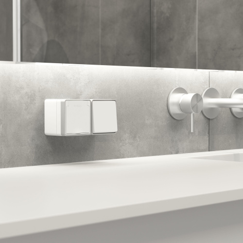 Выключатель одноклавишный влагозащищенный Gallant белый W5010201 фото 4 Выключатель одноклавишный влагозащищенный Gallant белый W5010201 фото 4