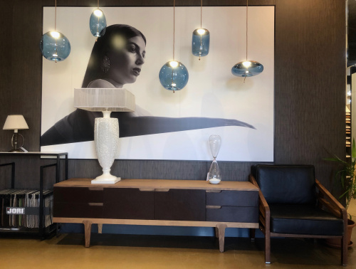 Подвесной светильник Knot D copper/blue фото 3