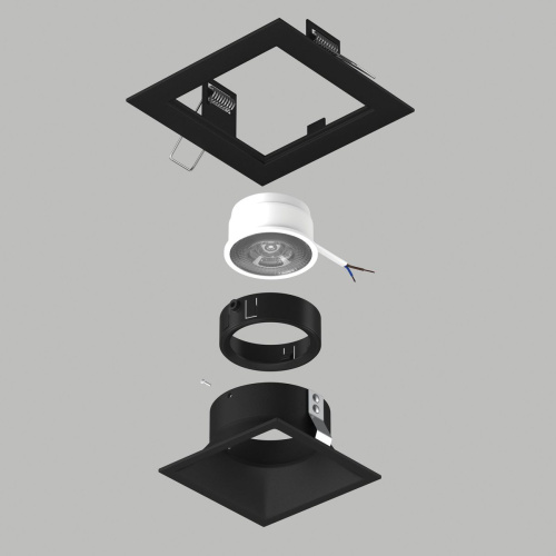 Комплект со светильником Lightstar Domino Quadro (214517+214507+214007) D51707BMOD фото 2