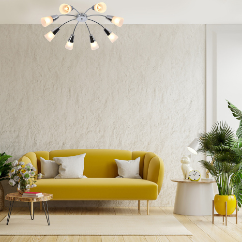 Потолочный светильник Escada 1100/8P Е14*40W Chrome фото 2