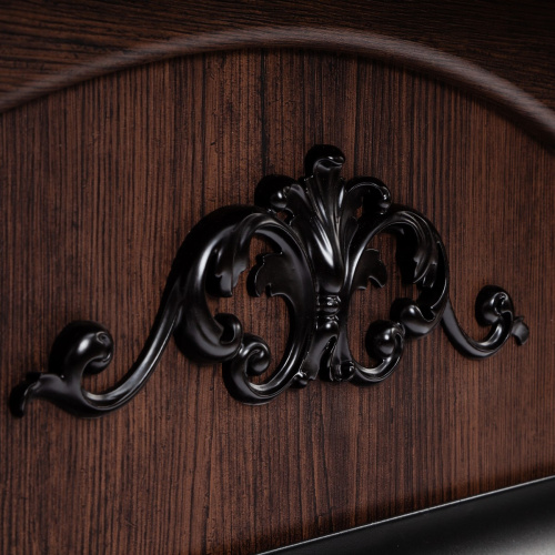 Электрокамин RealFlame Corfino NT орех с очагом Majestic Lux Brass фото 6