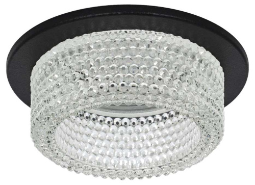 Светильник встраиваемый декоративный ЭРА DK109 BK/CL под лампу MR16 GU5.3 черный/прозрачный Б0058417 фото 5