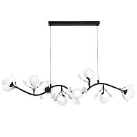 799087 Люстра CERAMO BW 8х6W(led) G9 ЧЕРНЫЙ/БЕЛЫЙ