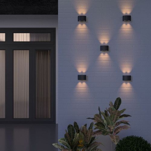 Пылевлагозащищенный светодиодный светильник Twinky Double чёрный IP54 1555 TECHNO LED фото 2 Пылевлагозащищенный светодиодный светильник Twinky Double чёрный IP54 1555 TECHNO LED фото 2