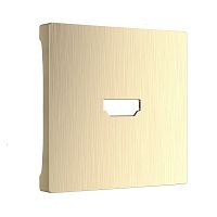W1196010/ Накладка для розетки HDMI (шампань рифленый) W1196010