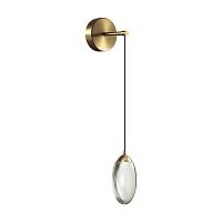 7159/3WL HIGHTECH ODL26 231 Настенный светильник бронза/хрусталь/металл IP20 LED 3W 400Лм 3000K 220-240V PURA
