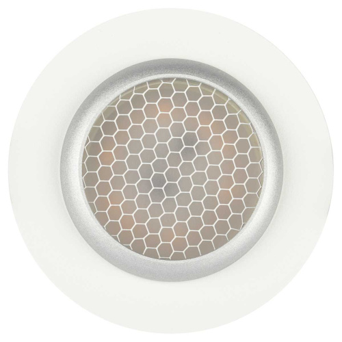 Светильник встраиваемый алюминиевый ЭРА KL109 WH/SL под лампу MR16 GU5.3 белый/серебро матовый Б0061829 фото 5