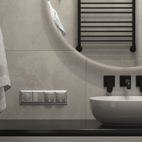 Рамка из поликарбоната на 4 поста Fiore серебряный W0042206 фото 2 Рамка из поликарбоната на 4 поста Fiore серебряный W0042206 фото 2