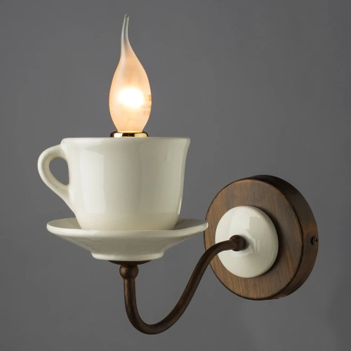 Бра Arte Lamp SERVIZIO A6483AP-1WH фото 2 Бра Arte Lamp SERVIZIO A6483AP-1WH фото 2