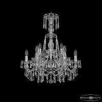 Люстра хрустальная 1403/6+3/195/XL-65 Ni Bohemia Ivele Crystal (Богемия Ивеле Кристалл)