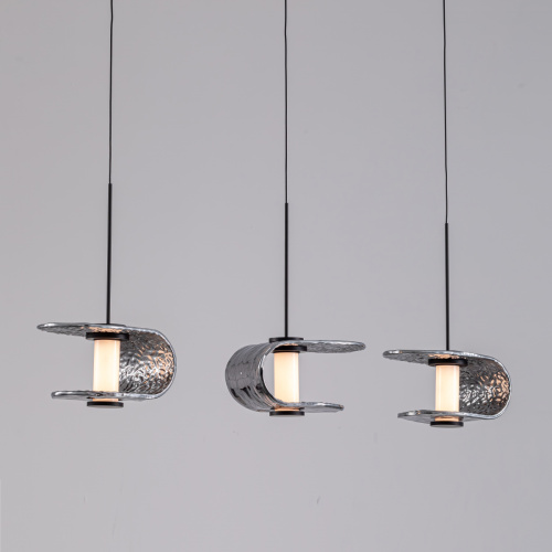 Подвесной светильник MD24020901-3B black/smoky фото 2