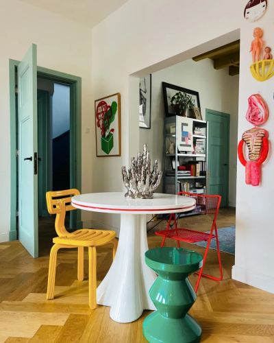 Приставной столик Zig Zag light pink фото 6