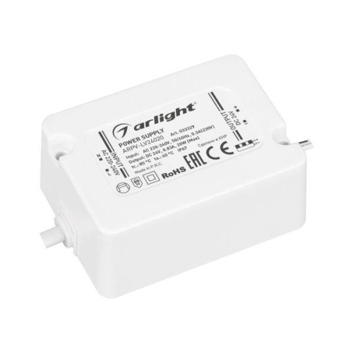Блок питания Arlight ARPV-LV12020 24V 20W IP67 0,83A 033329 Блок питания Arlight ARPV-LV12020 24V 20W IP67 0,83A 033329