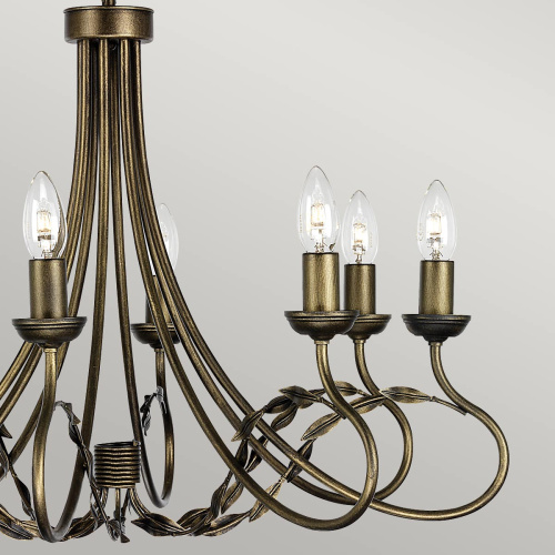 Люстра Elstead Lighting OV8-BLK-GOLD фото 5 Люстра Elstead Lighting OV8-BLK-GOLD фото 5