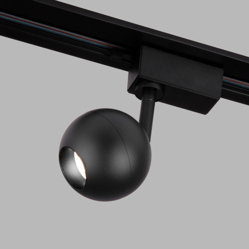 Трековый светодиодный светильник для однофазного шинопровода Ball Черный 8W 4200K LTB76 Трековый светодиодный светильник для однофазного шинопровода Ball Черный 8W 4200K LTB76