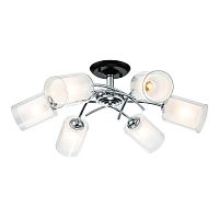 Потолочный светильник Escada 1170/6P E27*60W Chrome/Black