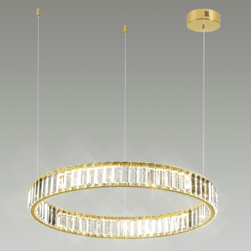 5015/36L L-VISION ODL23 587 золотой/прозрачный металл/хрусталь Люстра LED 36W 4000K 3600Лм VEKIA фото 4 5015/36L L-VISION ODL23 587 золотой/прозрачный металл/хрусталь Люстра LED 36W 4000K 3600Лм VEKIA фото 4