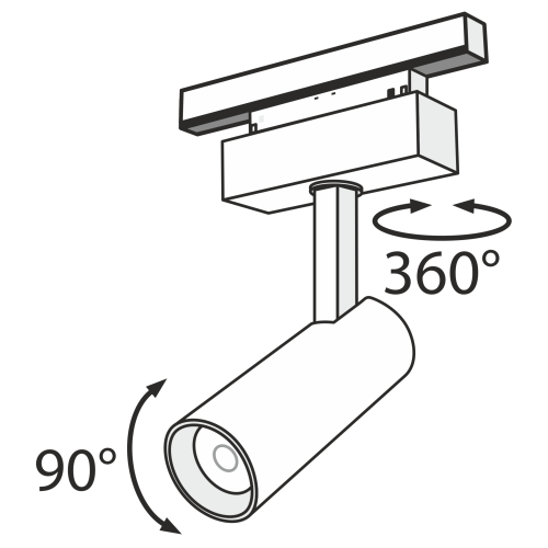 Трековый светильник Technical TR019-2-10W3K-B фото 4 Трековый светильник Technical TR019-2-10W3K-B фото 4