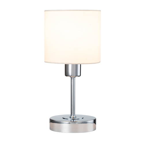 Настольный светильник Escada 1109/1 E14*40W Chrome/Beige Настольный светильник Escada 1109/1 E14*40W Chrome/Beige
