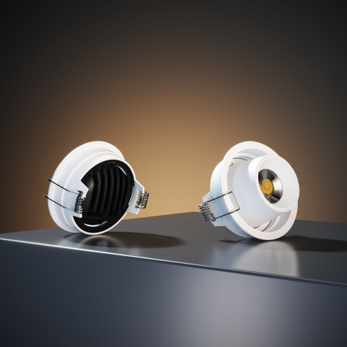 Потолочный светодиодный светильник поворотный Conner 8W 4000K белый 25086/LED фото 4