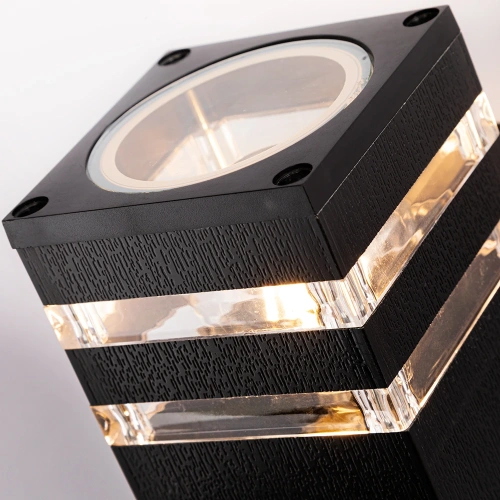 Уличный настенный светильник Arte Lamp HADAR A4421AL-1BK фото 3