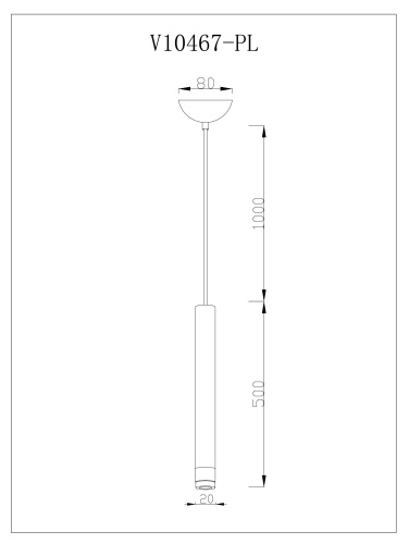 Светильник подвесной светодиодный Moderli V10467-PL Como фото 2