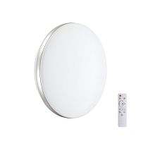 7625/EL PALE SN 000 Светильник пластик/белый/серебристый LED 72Вт 3000-6300K D500 IP43 пульт ДУ RINGO
