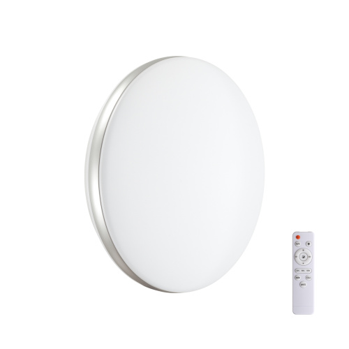 7625/EL PALE SN 000 Светильник пластик/белый/серебристый LED 72Вт 3000-6300K D500 IP43 пульт ДУ RINGO 7625/EL PALE SN 000 Светильник пластик/белый/серебристый LED 72Вт 3000-6300K D500 IP43 пульт ДУ RINGO