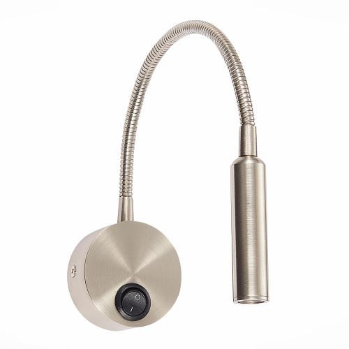 ST653.131.01 Светильник настенный ST-Luce Никель/Никель LED 1*3W 3000K Настенные светильники фото 2