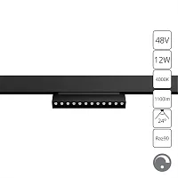 Магнитный трековый светильник Arte Lamp LINEA 0.1-10V A4686PL-1BK