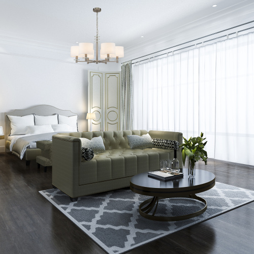 Подвесной светильник Escada 641/6PL E14*60W Satin nickel фото 2