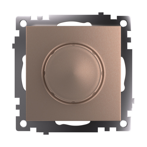 Выключатель диммирующий TRIAC(механизм), STEKKER GLS10-7106-02, 250V, 500W, серия Катрин, шампань фото 2