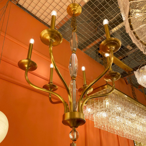 Люстра Cloyd EGGLETON C6 / Ø70 см - латунь (арт.10853) Люстра Cloyd EGGLETON C6 / Ø70 см - латунь (арт.10853)