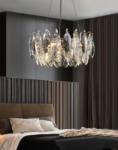 Люстра D8011P/R-600 gold/smoky фото 4