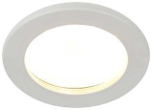 Встраиваемый светильник влагозащищенный ЭРА KL95 WH SET 5 под лампу GX53 IP44 белый набор 5 шт Б0070922