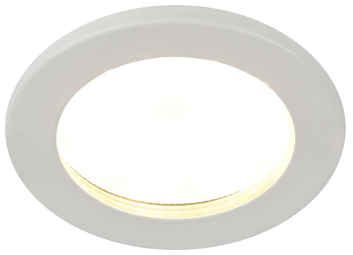 Встраиваемый светильник влагозащищенный ЭРА KL95 WH SET 5 под лампу GX53 IP44 белый набор 5 шт Б0070922