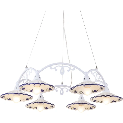 Подвесная люстра Arte Lamp ANNA A6473LM-6WH Подвесная люстра Arte Lamp ANNA A6473LM-6WH