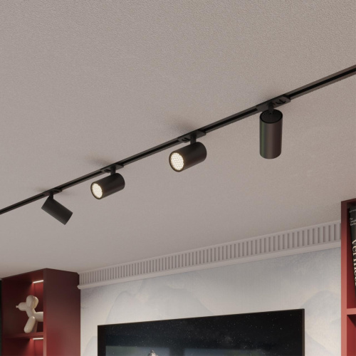 359915 PORT NT26 000 черный Светильник однофазный трехжильный трековый IP20 LED 15W 220-240V 4000К SELENE фото 2 359915 PORT NT26 000 черный Светильник однофазный трехжильный трековый IP20 LED 15W 220-240V 4000К SELENE фото 2