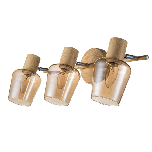 Настенно-потолочный свет Escada 691/3P E14*40W Wood фото 3 Настенно-потолочный свет Escada 691/3P E14*40W Wood фото 3