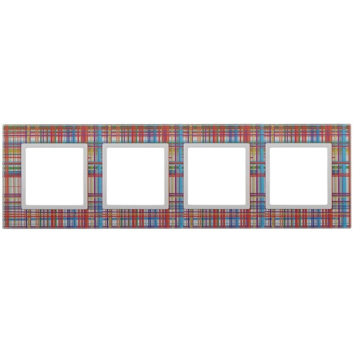 Рамка 4-постовая ЭРА Elegance 14-5104-00 Б0034523 Рамка 4-постовая ЭРА Elegance 14-5104-00 Б0034523