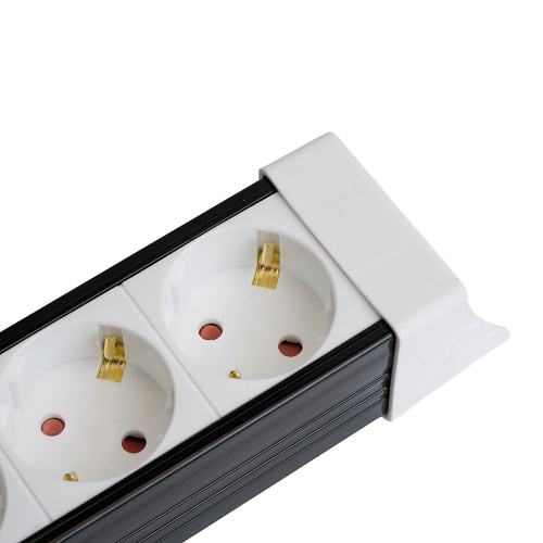 Сетевой фильтр 6-местный с/з STEKKER 3x1мм2, 5 м, 250В, 16А, серия Techno, HM22-61-05, белый фото 5