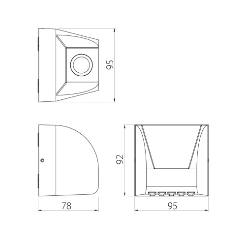 Настенный фонарь Natural Concepts, Арт. NC-003031-DG фото 3