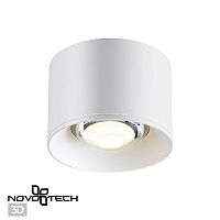 358651 OVER NT21 444 белый Светильник накладной светодиодный IP20 LED 4000К 12W 220V PATERA