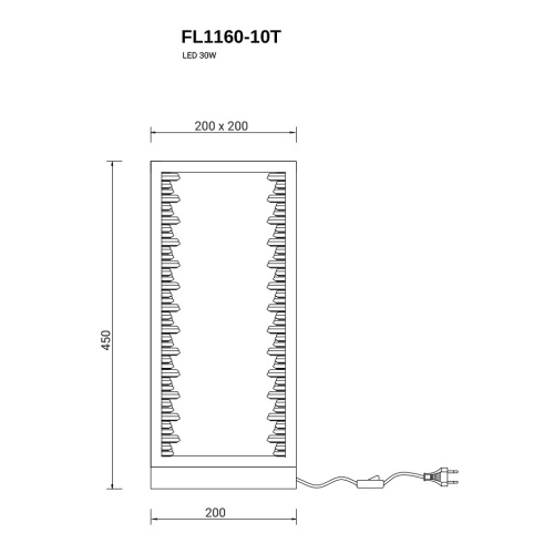 Настольная лампа Donum FL1160-10T фото 5