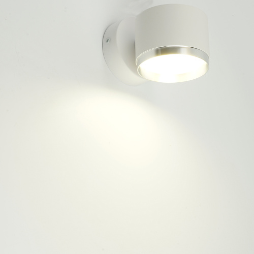 Светильник  настенный Feron HL4598  Barrel DUET 12W, 230V,GX53, белый + хром IP20 фото 6