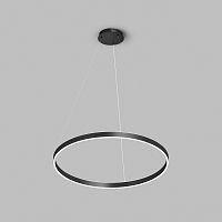 Светильник подвесной RAYDIA, 60 Вт, 3000–4000К, ?800?1500 мм, металл+акрил, черный, свет вверх/вниз