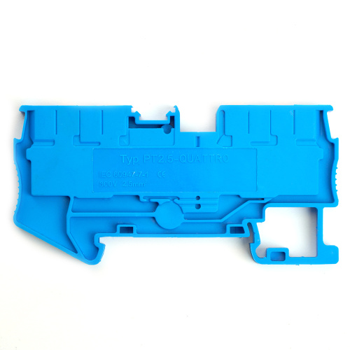 Зажим пружинный, 4-проводной проходной ЗНИ - 2,5 ,JXB PT 2,5 , синий LD574-2-25 фото 3