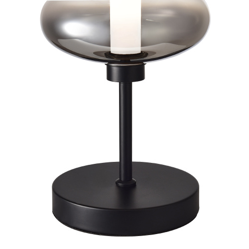 SL6119.404.18 Прикроватная лампа ST-Luce Черный/Дымчато-Серый LED 1*18W 3000K PERLINA фото 3